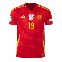 Spanien Lamine Yamal #19 Fußballbekleidung Heimtrikot EM 2024 Kurzarm